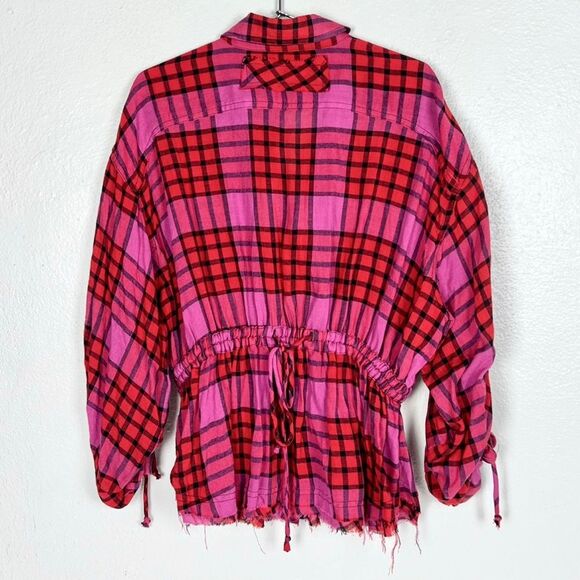 Free People ‘Pacific Dawn’ Plaid Shirt - Picture 7 of 12